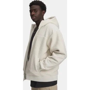 Pánská mikina Pánská mikina Under Armour UA High Pile Fleece FZ-WH 6007055-110 Bílá XXL