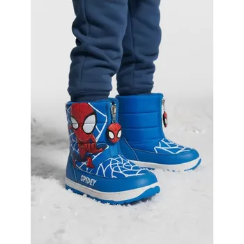 Chlapecká zimní obuv Sinsay - Sněhule s lehkou podrážkou Spidey & His Amazing Friends - modrá - 606GE-55X - 606GE-55X-23