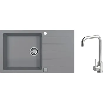 Granitový dřez Alveus SET ALVEUS CADIT 40/81 + BATERIE ANGEL SETA22045