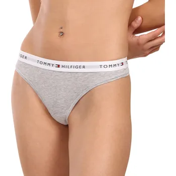 Kalhotky Dámská tanga Tommy Hilfiger šedá (UW0UW03835 P61) XL UW0UW03835 P61 Možnost vrácení zboží ZDARMA do 120 dnů!