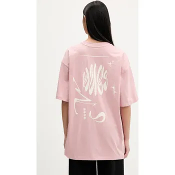 Pánská móda Bavlněné tričko Hugo Blue Oversized_Tee_B_8 50554005 růžová 30X, vel. M