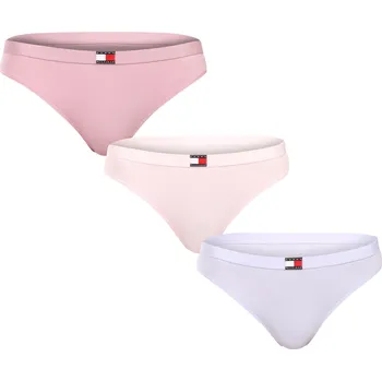 Kalhotky 3PACK dámská tanga Tommy Hilfiger vícebarevná (UW0UW06139 05F) XS UW0UW06139 05F Možnost vrácení zboží ZDARMA do 120 dnů!