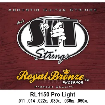 Struna pro kytaru a smyčcový nástroj SIT RL1150 struny akustická kytara Royal Bronze Pro Light