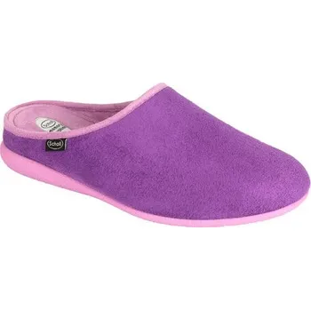 Dámská zdravotní obuv Scholl CHIKA purpurová - domácí zdravotní obuv