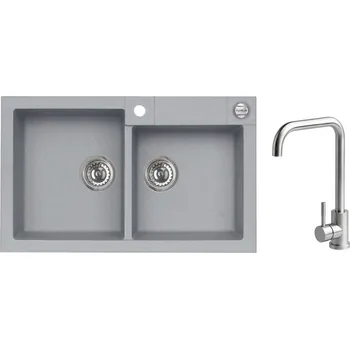 Granitový dřez Alveus SET ALVEUS ROCK 90 - 81+ BATERIE ANGEL CHROM SETA20106