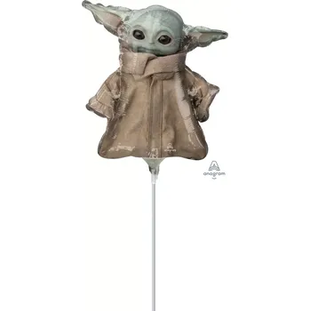 MINI foliový balonek Star Wars Baby Yoda 30 cm