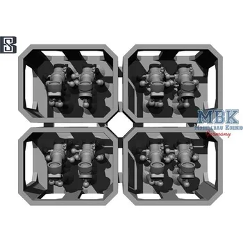 Plastikový model BSK Model 1/35 German Sfl ZF 1a Sight set