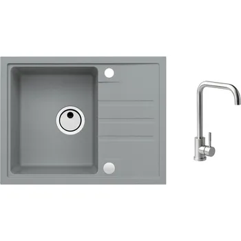 Granitový dřez Alveus SET ALVEUS Intermezzo 30 - 81 + BATERIE ANGEL chrom SETA20037