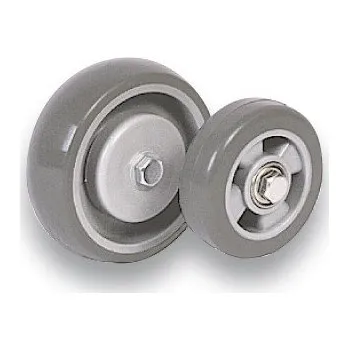 Pojezdové kolečko PUJ G100 Samostatné kolo s šedou polyuretanovou obručí 7450313