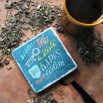 Digitální kompakt Mramorový tácek - Nedávej svůj klíč ke štěstí