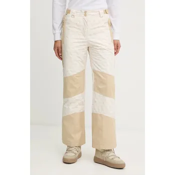 Dámské kalhoty Lyžařské kalhoty Guess FLORA béžová barva, W5BB70 W3272 W5BB70.W3272 12X, vel. S