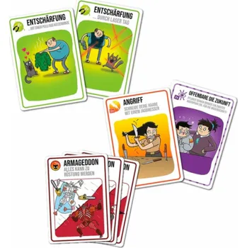 Desková hra Asmodee Exploding Kittens - Dobro vs. Zlo, karetní hra