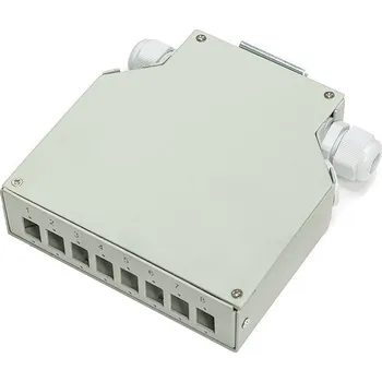 Rozvaděč Optický box na DIN lištu pro 8 SC simplex 0.40400 Kg ELEKTRO Sklad1 50998121 (0.40400 Kg ELEKTRO Sklad1 50998121)