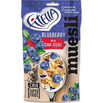 Fitella borůvkové muesli s chia semínky 50 g