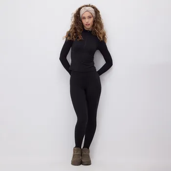 Dámské kalhoty Reserved - Hladké legíny - černý - 671GA-99X - 671GA-99X-S