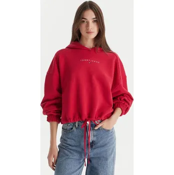 Dámská mikina Tommy Jeans dámská růžová mikina 20024227-8721222143161