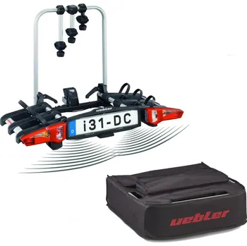 Nosič kol Nosič 3 kol na tažné UEBLER i31 DC, skládací, 60° výklop, parkovací senzory, transportní vak 15910-DCT