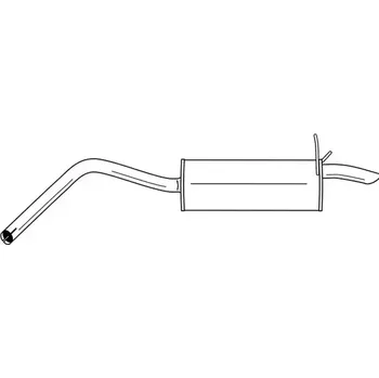 Zadní díl výfuku QWP Zadní tlumič výfuku QWP WEX5324