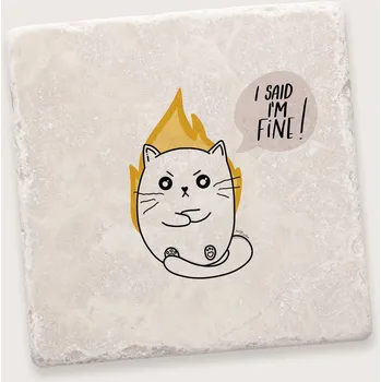 Digitální fotoaparát Mramorový tácek - I said I'm fine