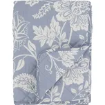 Modrý bavlněný přehoz s květy Aix Quilt - 130*180 cm 238357460