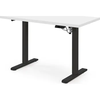 Dětský stůl Výškově nastavitelný stůl Halmar B54 černý-bílý