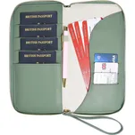 Stackers, Pouzdro na pas a karty Stackers Wave krémovo-zelené - Formadore