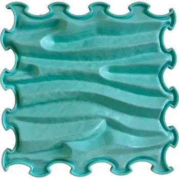 Ortoto - ortopedická podlaha Písečná vlna tvrdá Tyrkysová