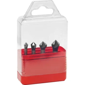 Vrták NÁSTROJE CZ Sada záhlubníků kuželových 90° CZ741 D6,3;10;12;16 HSS - CZ741-803