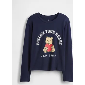 Dívčí oblečení GAP Dívčí Dětské tričko Gap Modrá S (2963046)