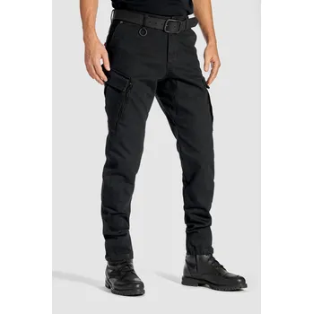 Moto oblečení PANDO MOTO kalhoty jeans MARK BLACK AAA Cargo black - W30-L30