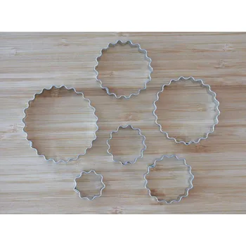 Vykrajovátko Sada vykrajovátek - Kolečka vroubkovaná