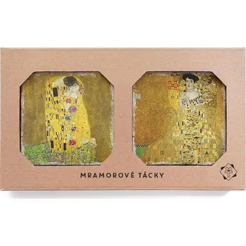 Digitální fotoaparát Mramorový tácek - Polibek od Adele Bloch Baurer
