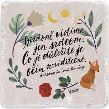 Digitální kompakt Mramorový tácek - Správně vidíme jen srdcem