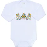 New Baby Dětské body s potiskem Lidový vzor Vel. 86