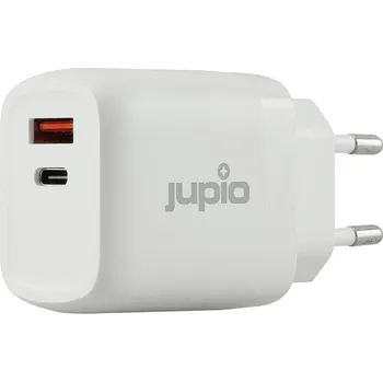 Elektrická zásuvka Adaptér Jupio Dual USB GaN Charger 30W - zásuvka/USB + USB-C 0.06500 Kg ELEKTRO Sklad1 54988054 (0.06500 Kg ELEKTRO Sklad1 54988054)