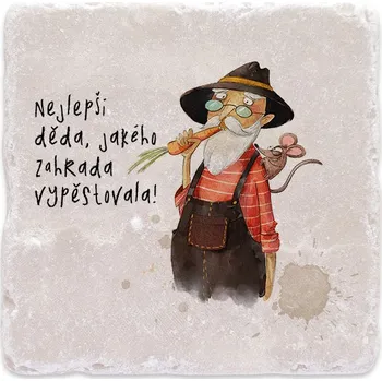 Digitální fotoaparát Mramorový tácek - Nejlepší děda, jakého zahrada vypěstovala
