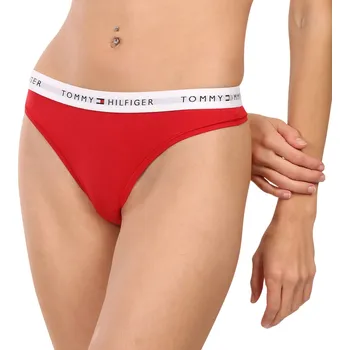 Oblečení a móda Dámská tanga Tommy Hilfiger červená (UW0UW03835 XLG) XL UW0UW03835 XLG Možnost vrácení zboží ZDARMA do 120 dnů!