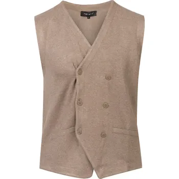 Pánská vesta FERATT Pánský propínací vesta BRAD béžová Velikost: L