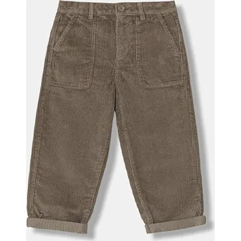 Dětská móda Dětské manšestrové kalhoty United Colors of Benetton 4IKTGE02W.P.Seasonal hnědá 84X, vel. 98