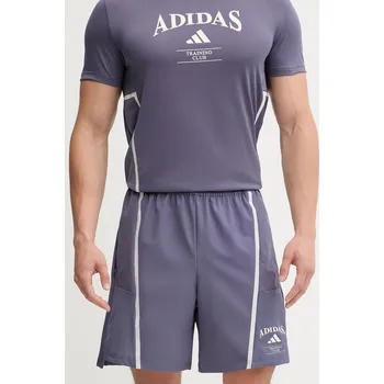 Tréninkové šortky adidas Performance D4T Heritage pánské, fialová barva, KA5287 94X, vel. L