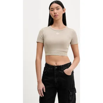 Pánské tričko Tričko adidas Originals Rib Tee JW3577 béžová 80X, vel. XS