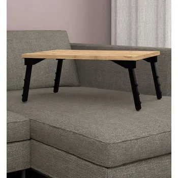 Konferenční stolek VerDesign DUNN skládací stolek na laptop, borovice