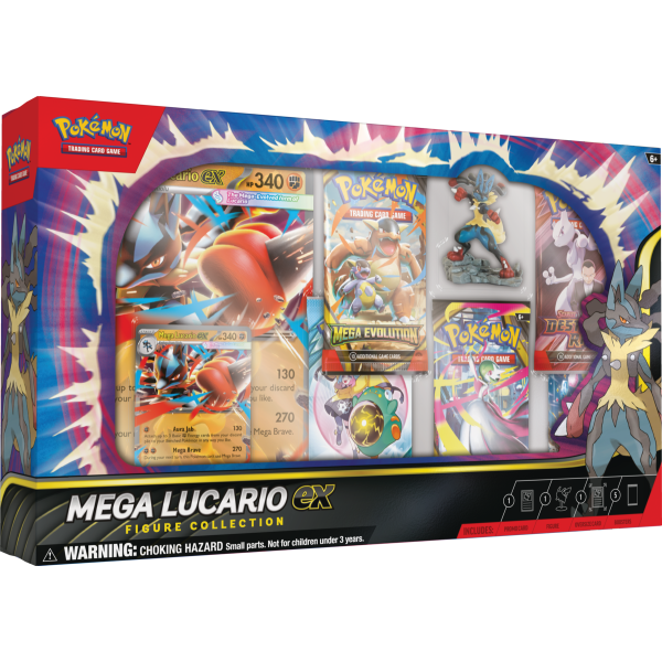 Pokémon TCG: Mega Lucario ex Figure Collection