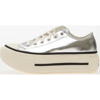 Dámská obuv Tenisky Converse Chuck Taylor All Star Lift Double Stack Silver/ Egret/ Black EUR 38