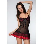 Košilka a kalhotky Gabriela červená XL - Dárková krabička