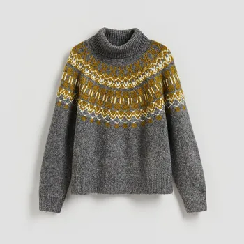 Dámský svetr Reserved - Svetr s příměsí vlny - vícebarevná - 049GS-MLC - 049GS-MLC-S