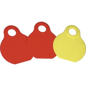 Dárková visačka Visačka na krk SMALLPLUS prázdné 50x65mm červené