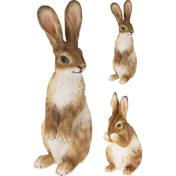 Zahradní dekorace Zahradní dekorace sedící zajíc 26,5 cm Igotrend