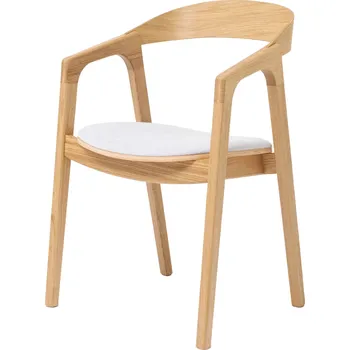 Židle s područkami Brando bílá