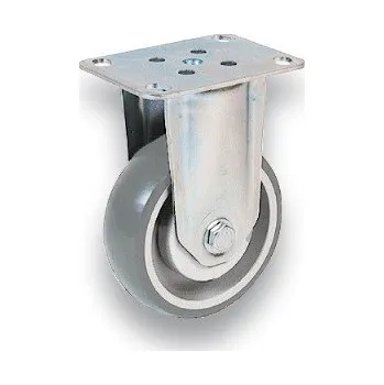 Pojezdové kolečko PUJ G125/FLP-V1 (95x70) Pevné kolo s šedou polyuretanovou obručí 7160144